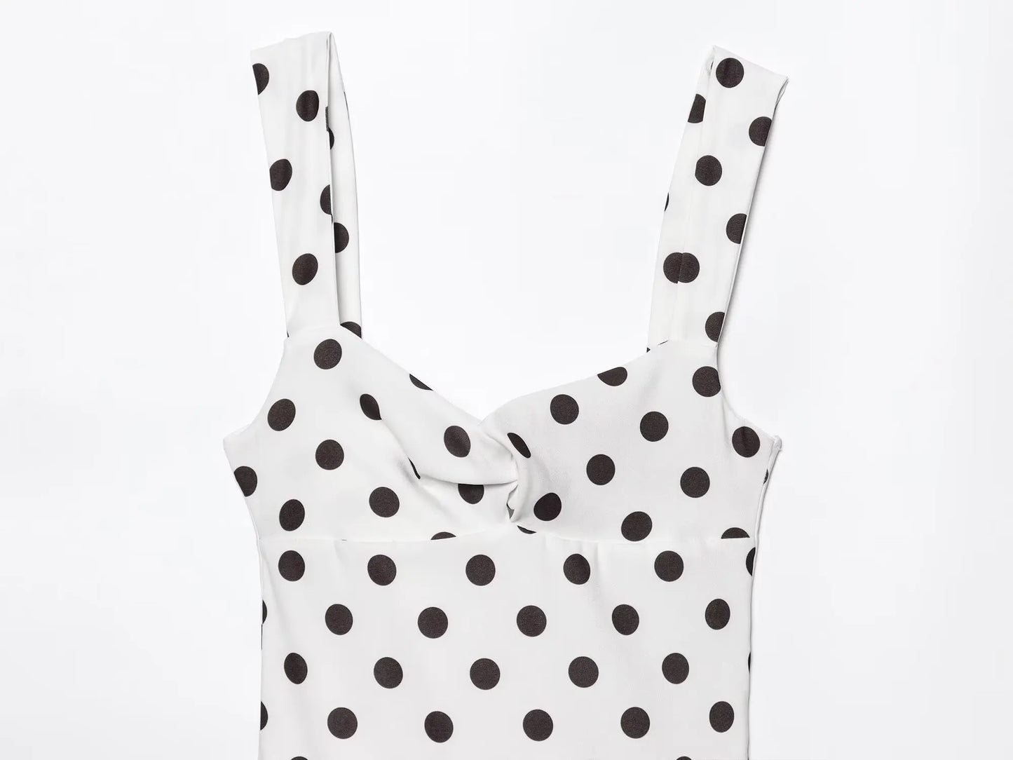 Retro chic polka dot mini dress