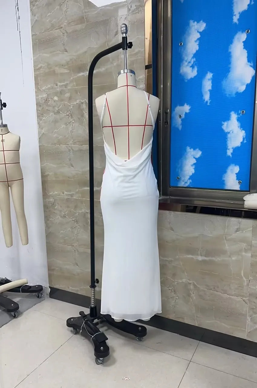 Flower Party Long Dress