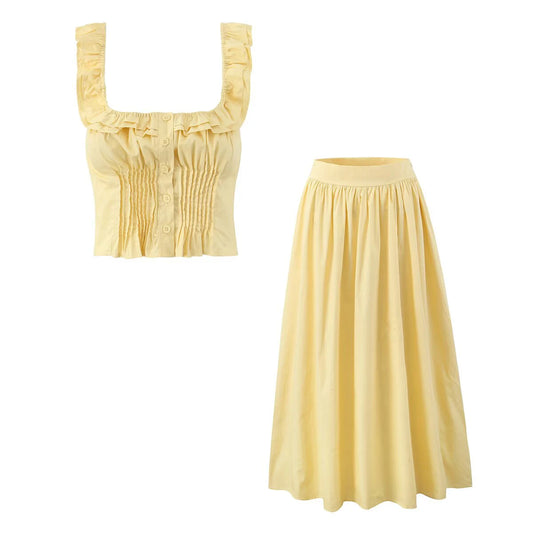 High Waisted Skirt and Top
