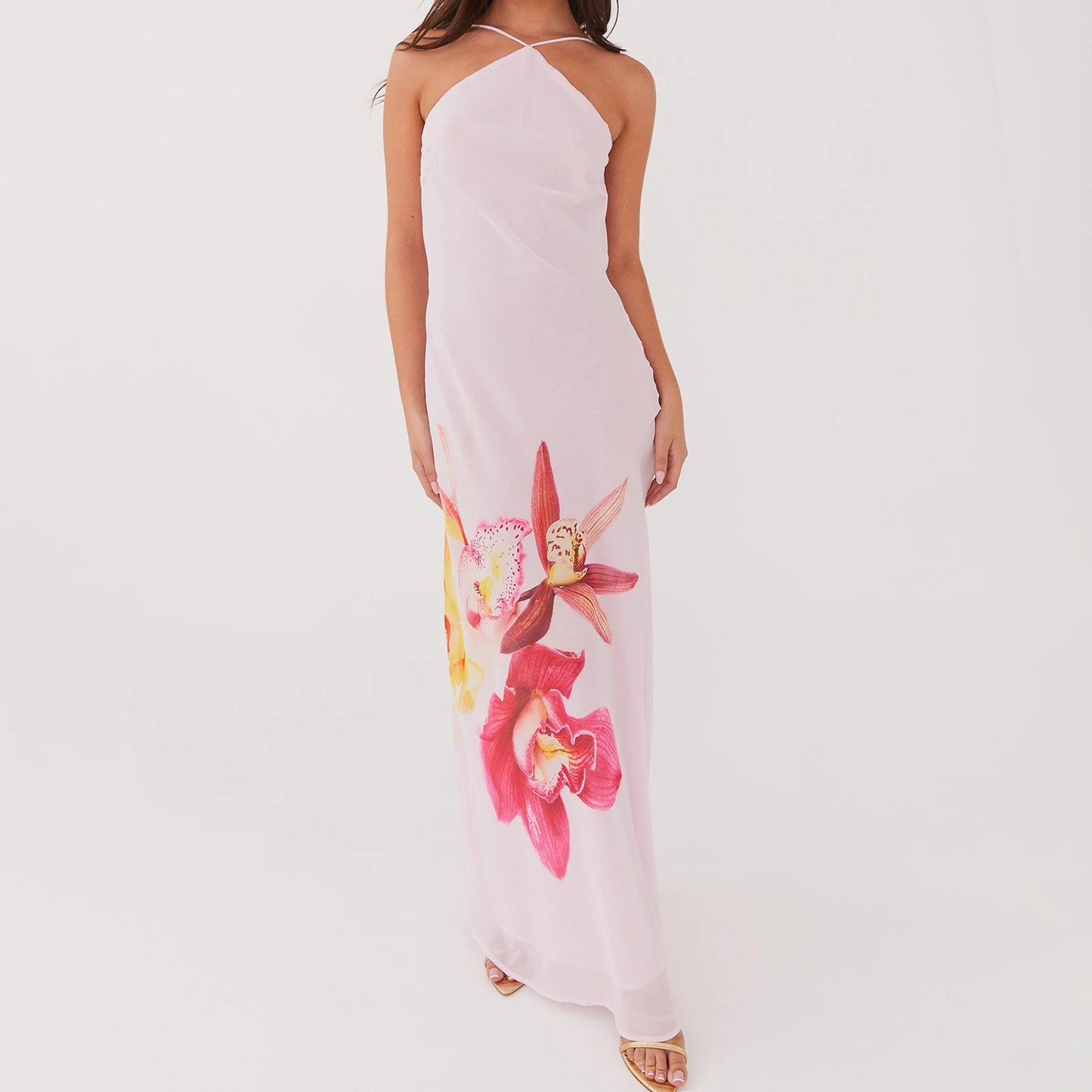 Flower Party Long Dress