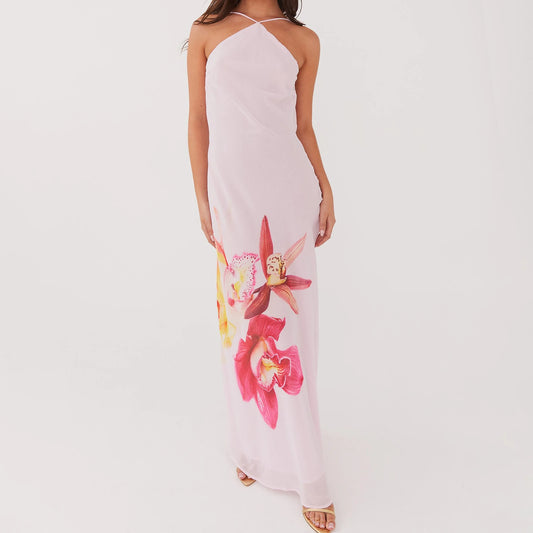 Flower Party Long Dress