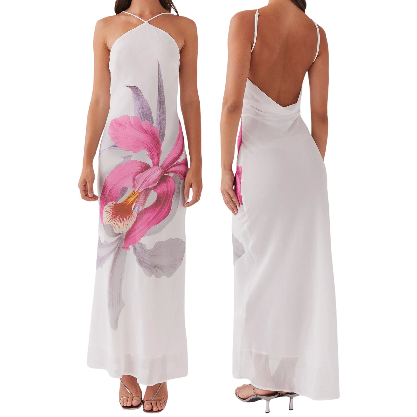 Flower Party Long Dress