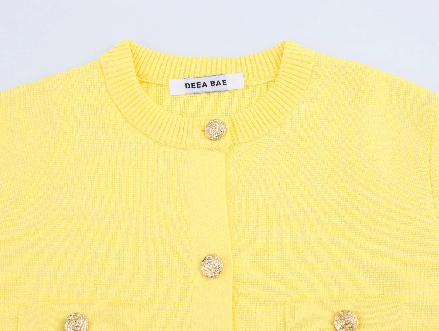 Single Breasted Knitted Cardigan Coat