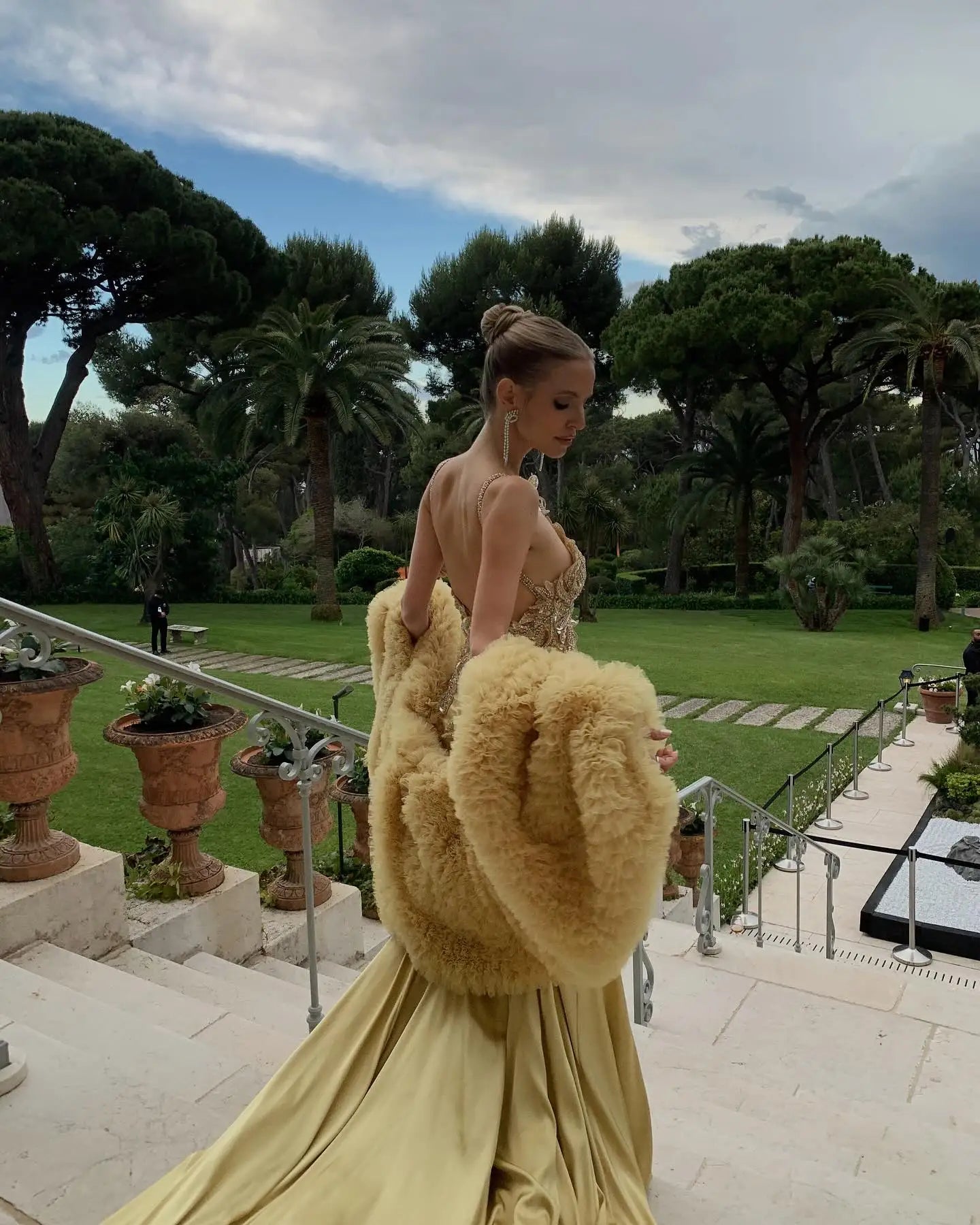 Gold Mermaid Evening Dress