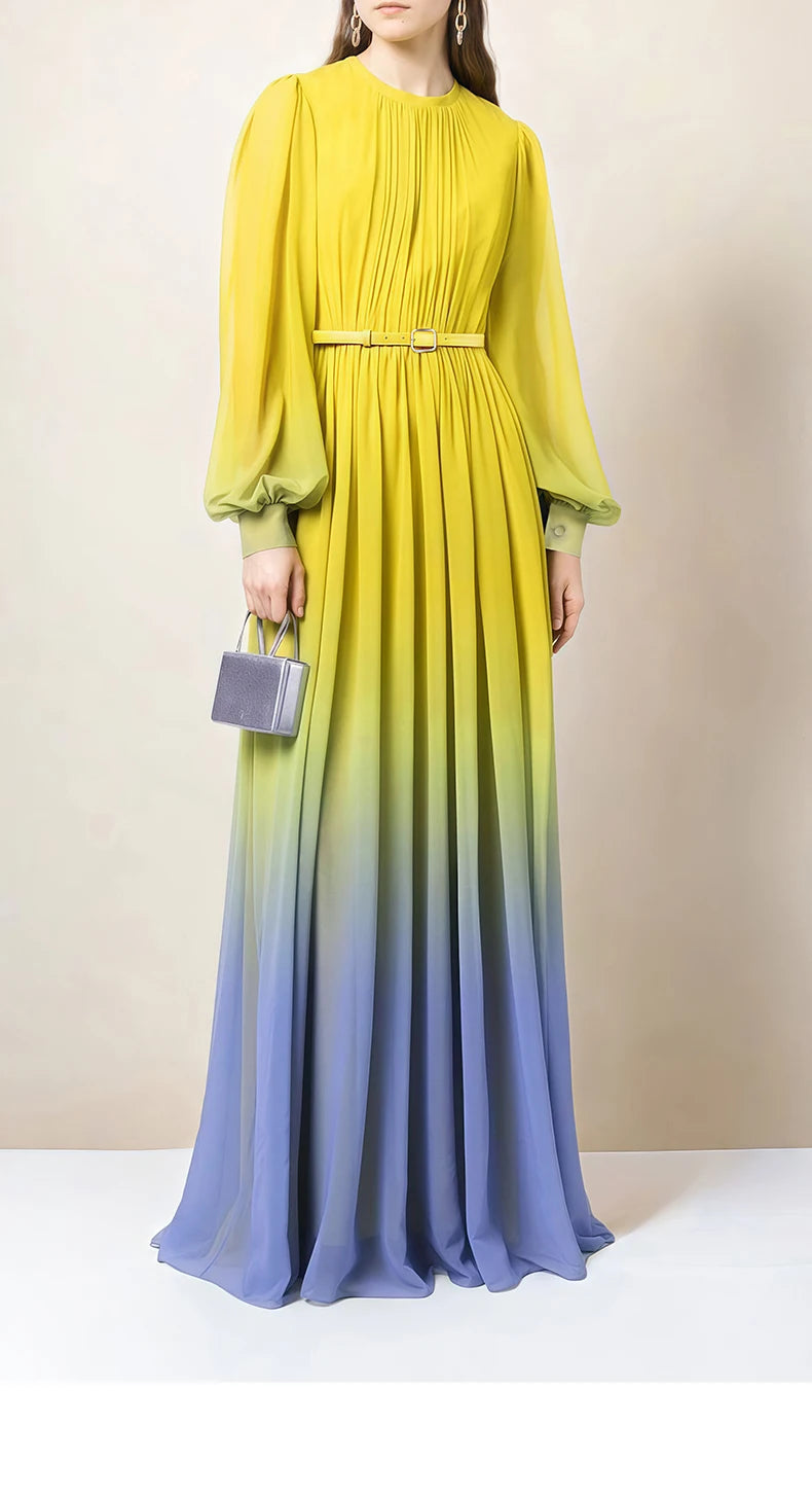 Gradient Colored Dress