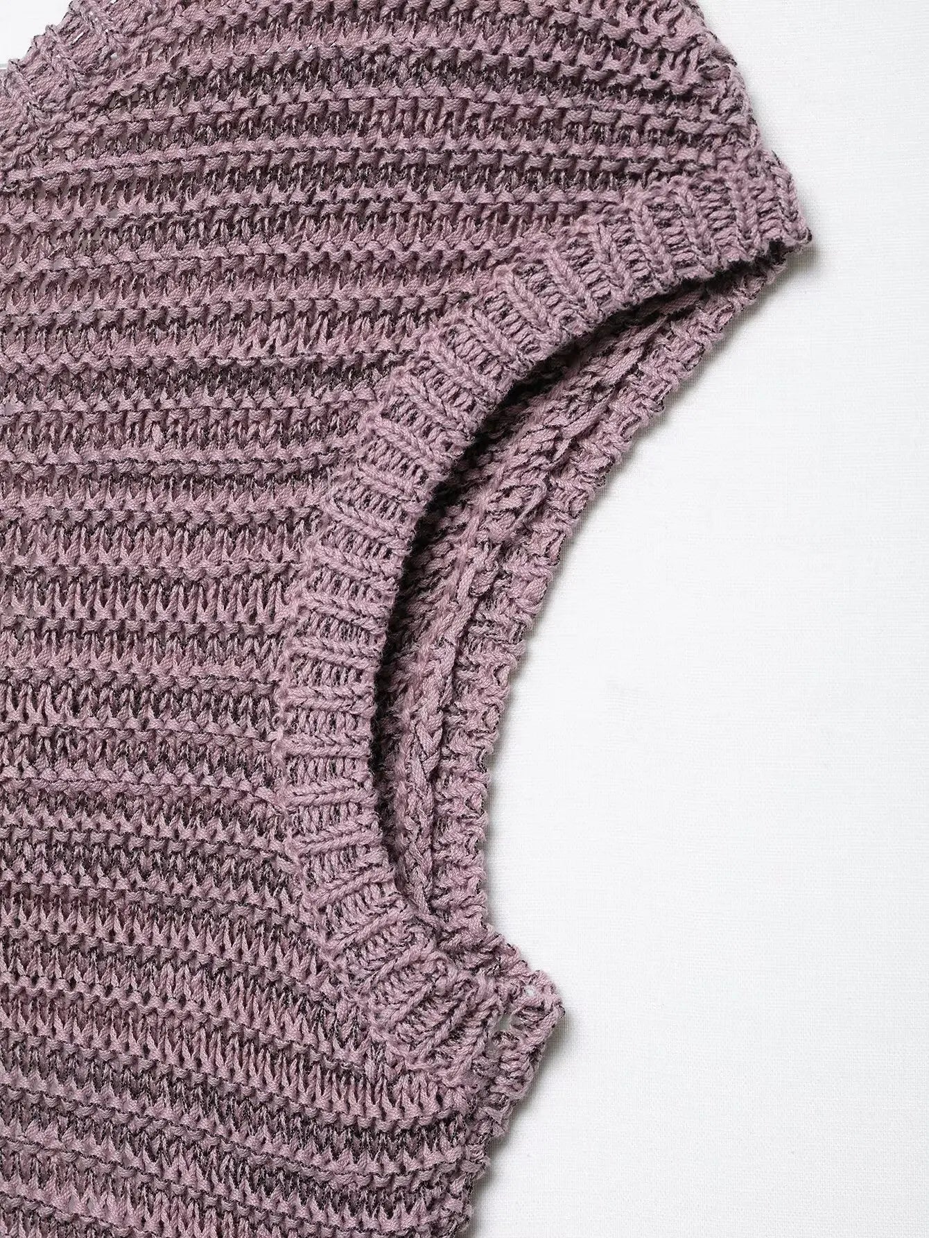 knitted two-piece suit