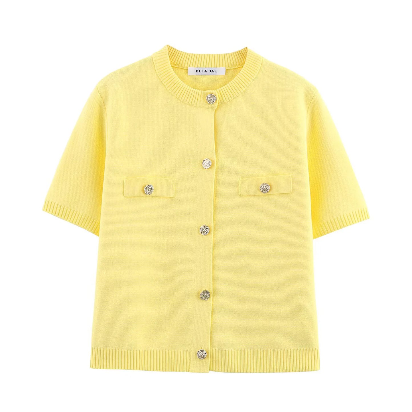 Single Breasted Knitted Cardigan Coat