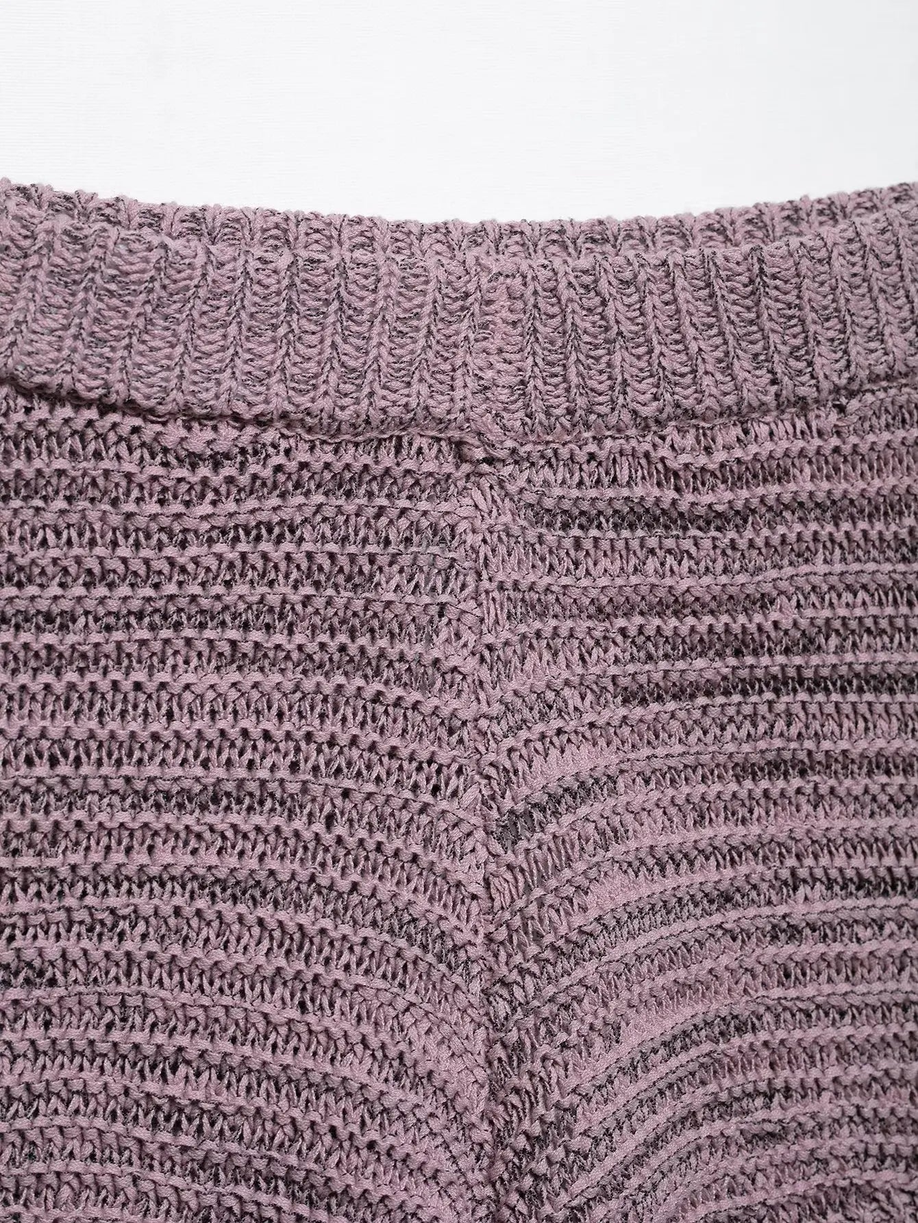 knitted two-piece suit