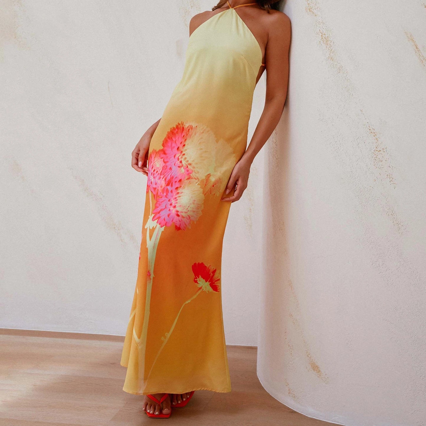 Flower Party Long Dress