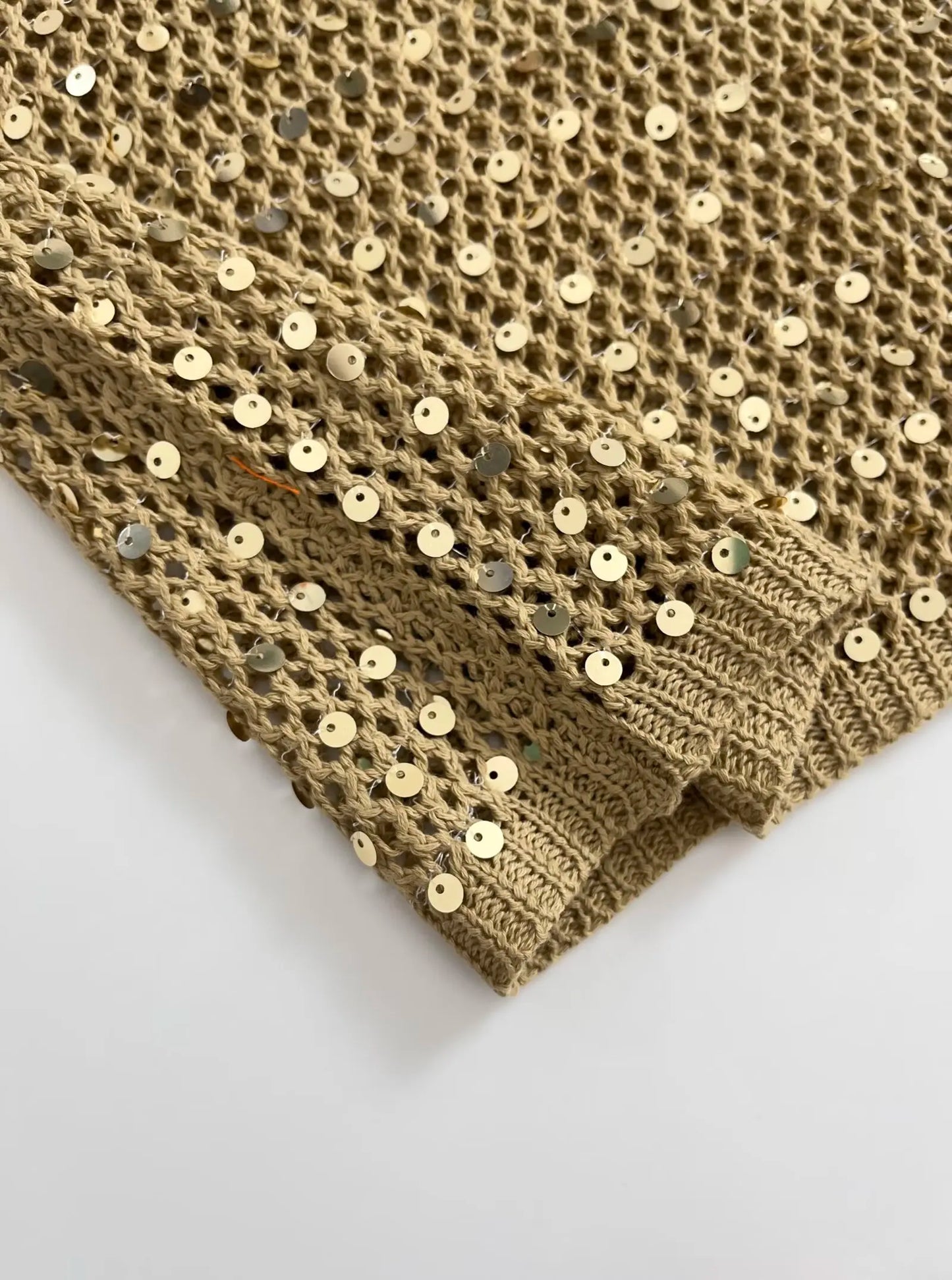 sequin sleeveless top