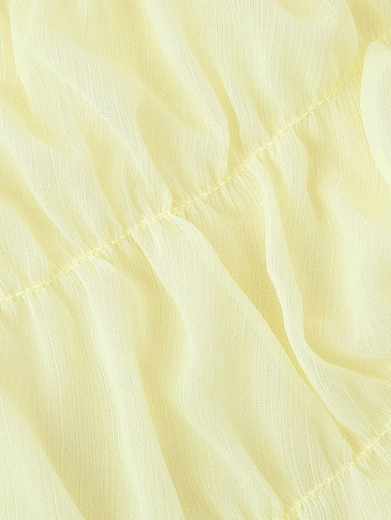 pleated long-sleeved dress