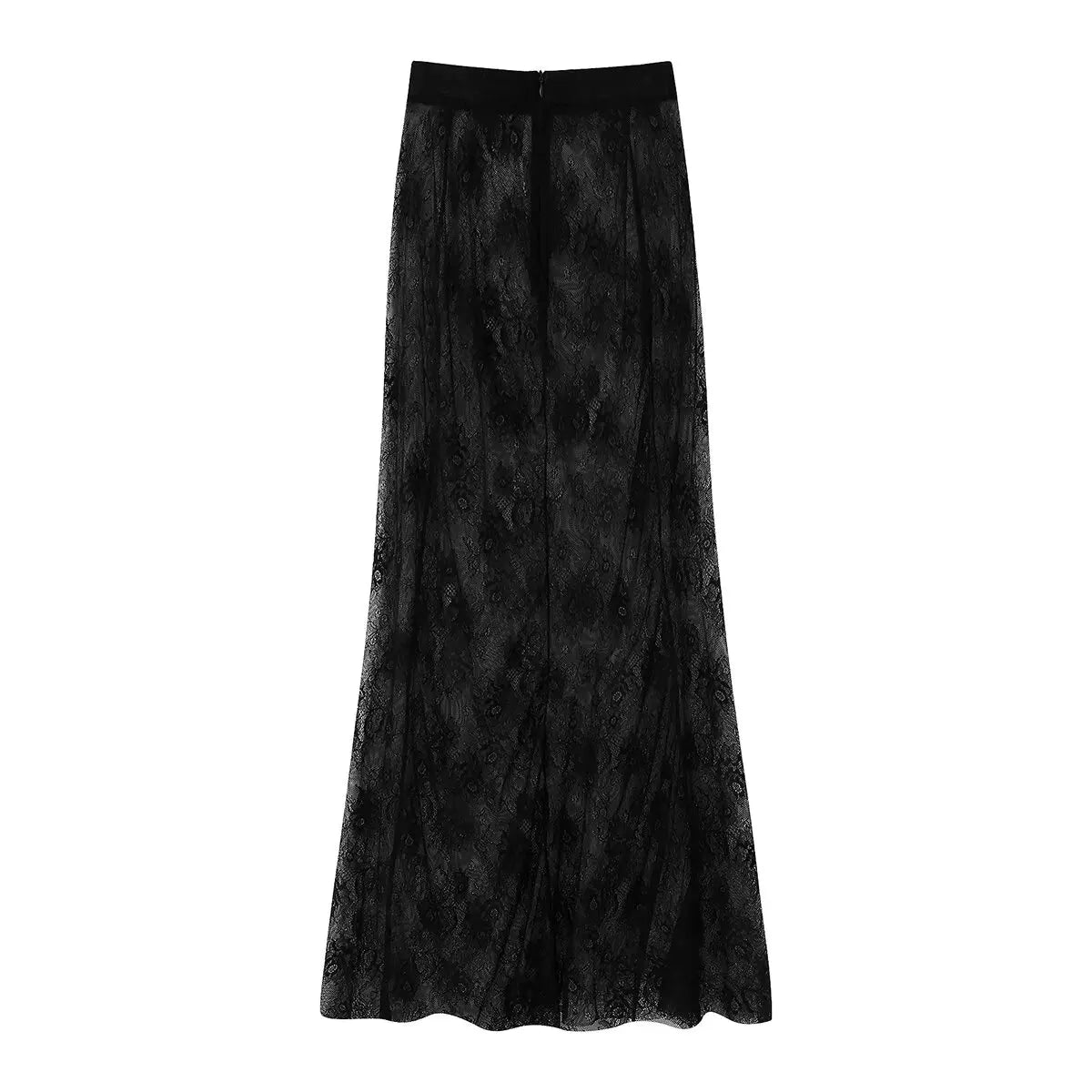 lace skirt long fishtail skirt