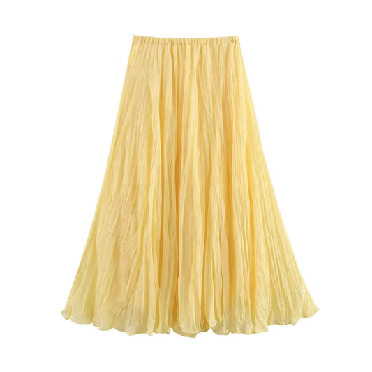 High Waist Loose Skirt