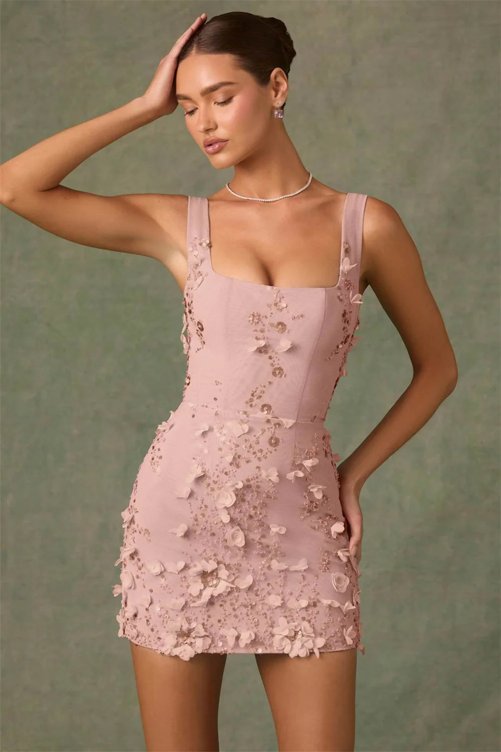 Pink Flower Dress