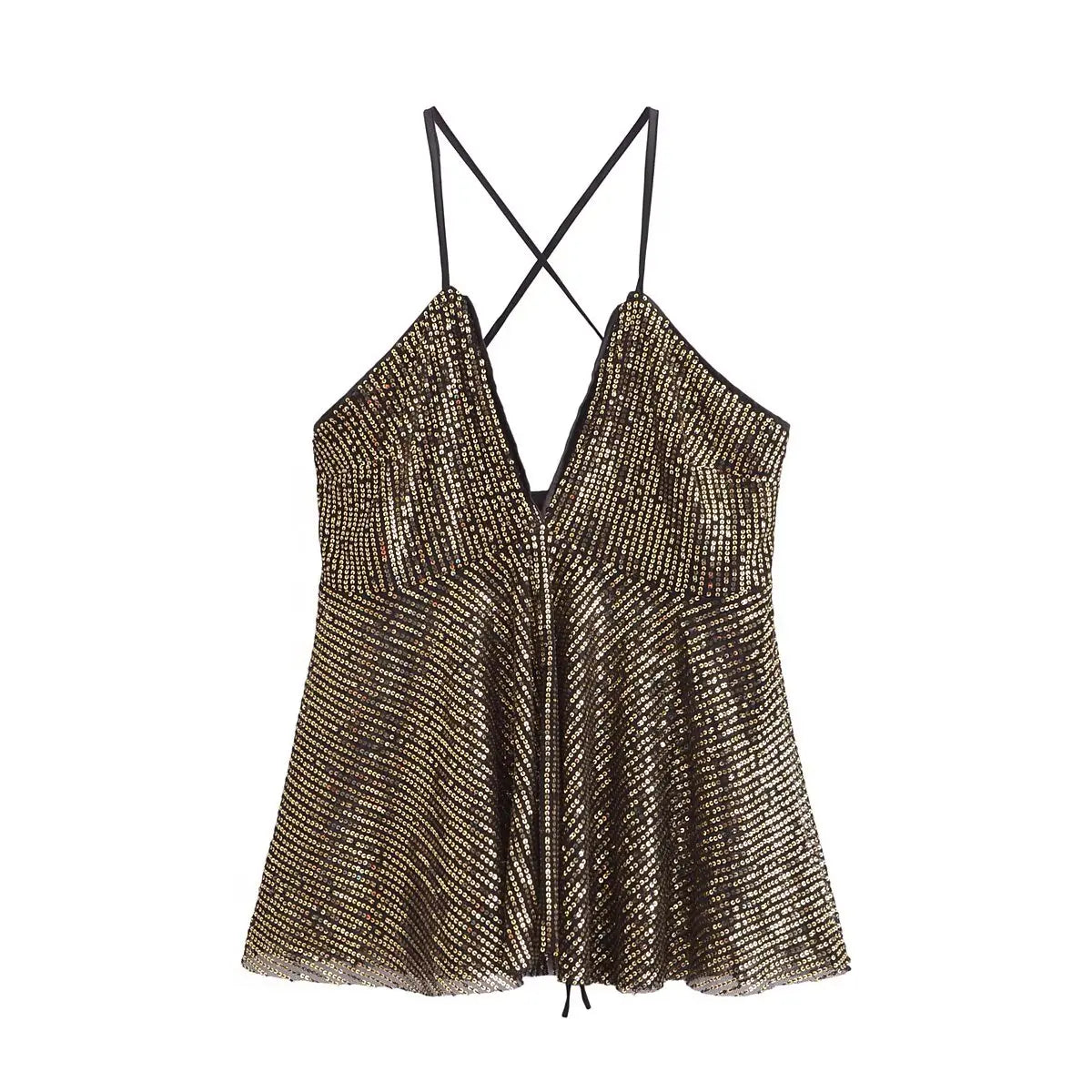 Sequined Tank Top