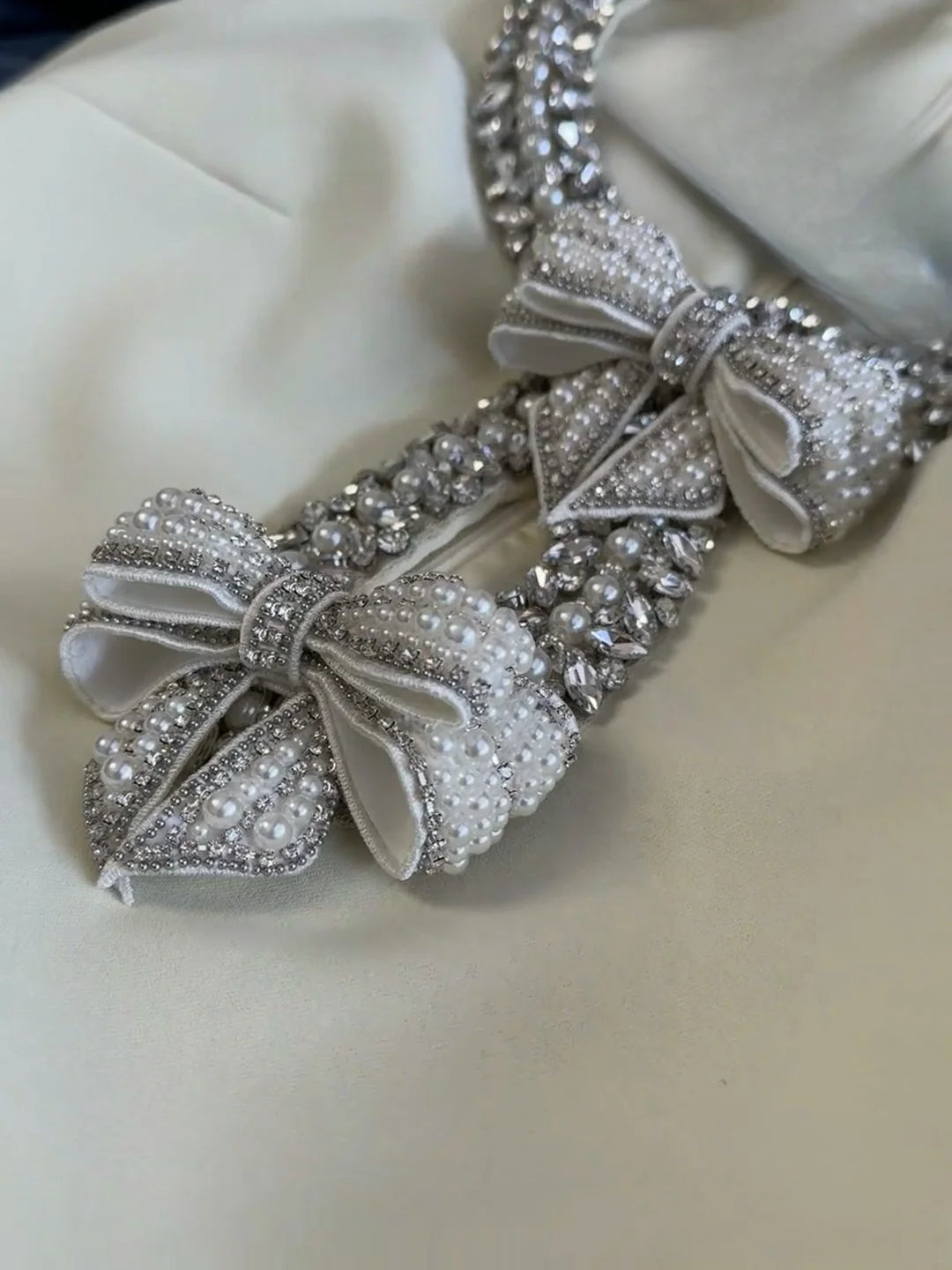 Bow Diamond Hollow Out Dress