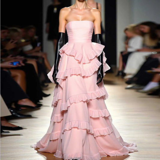 Pink Layered Dress