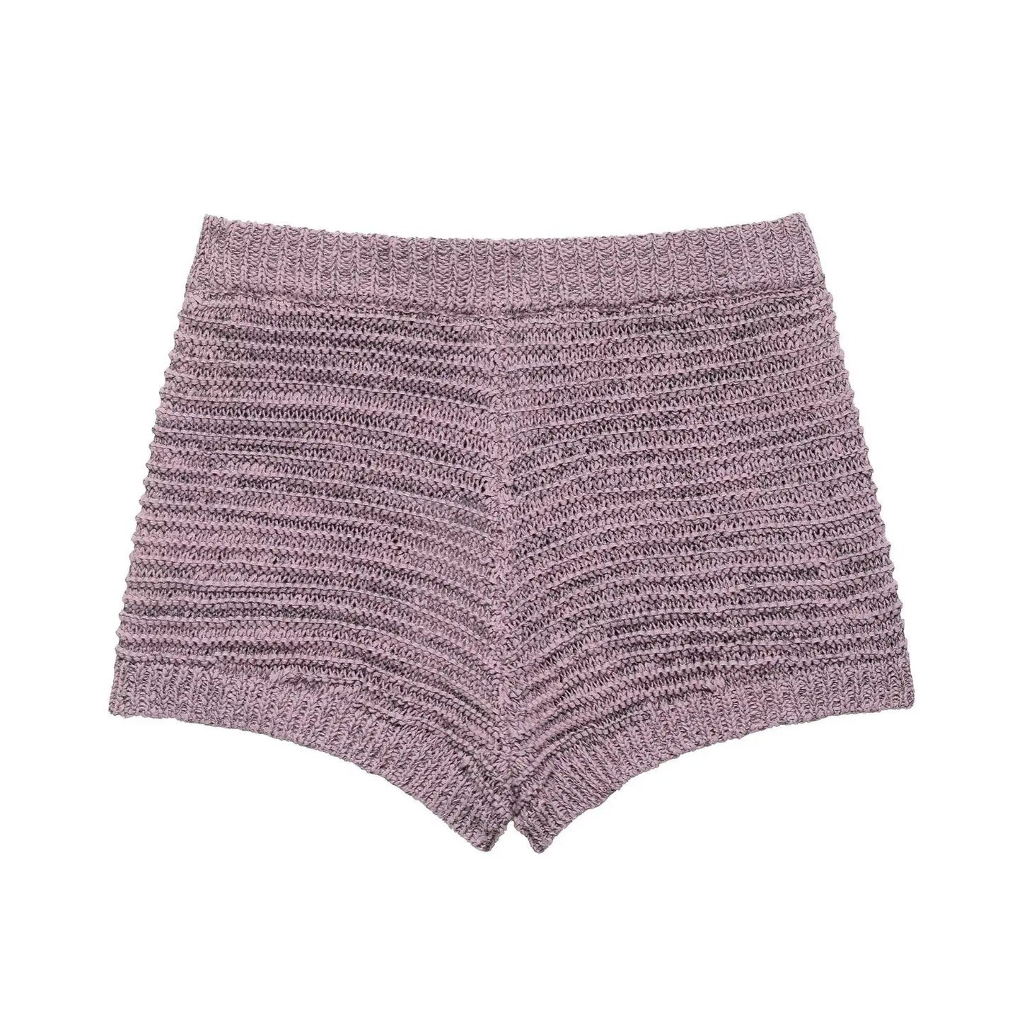knitted two-piece suit