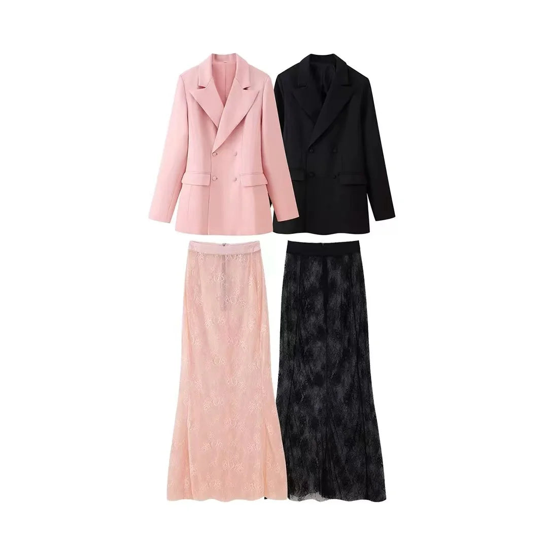 lace skirt long fishtail skirt
