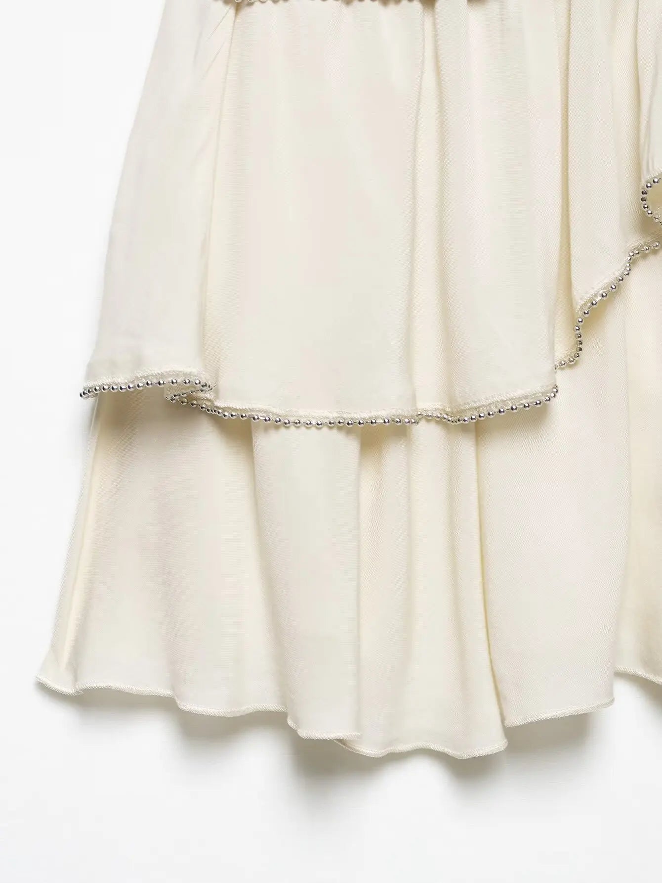Cascading Ruffles Mini Skirt