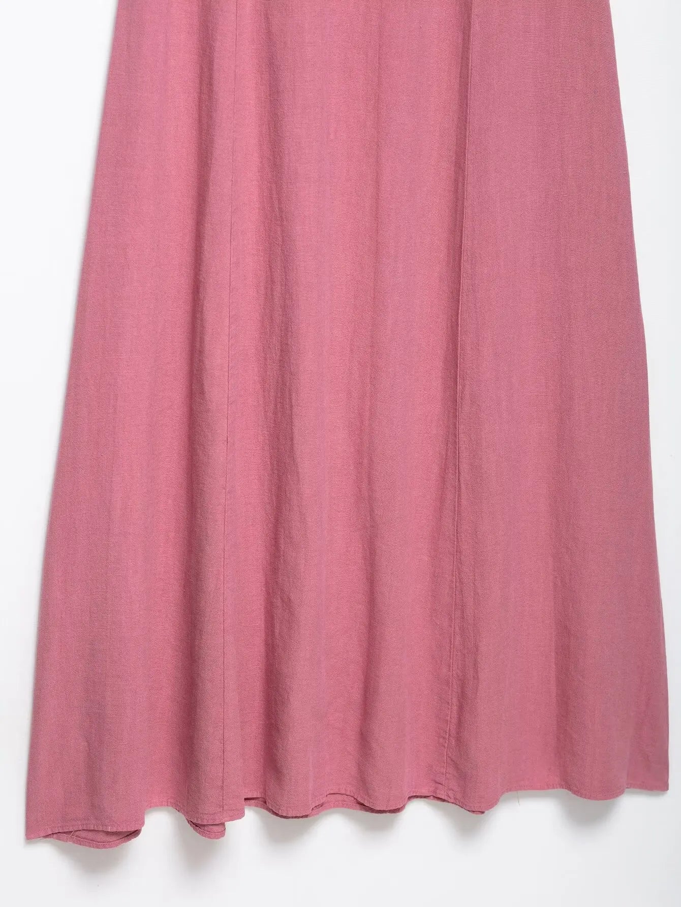 Tube pink maxi dress