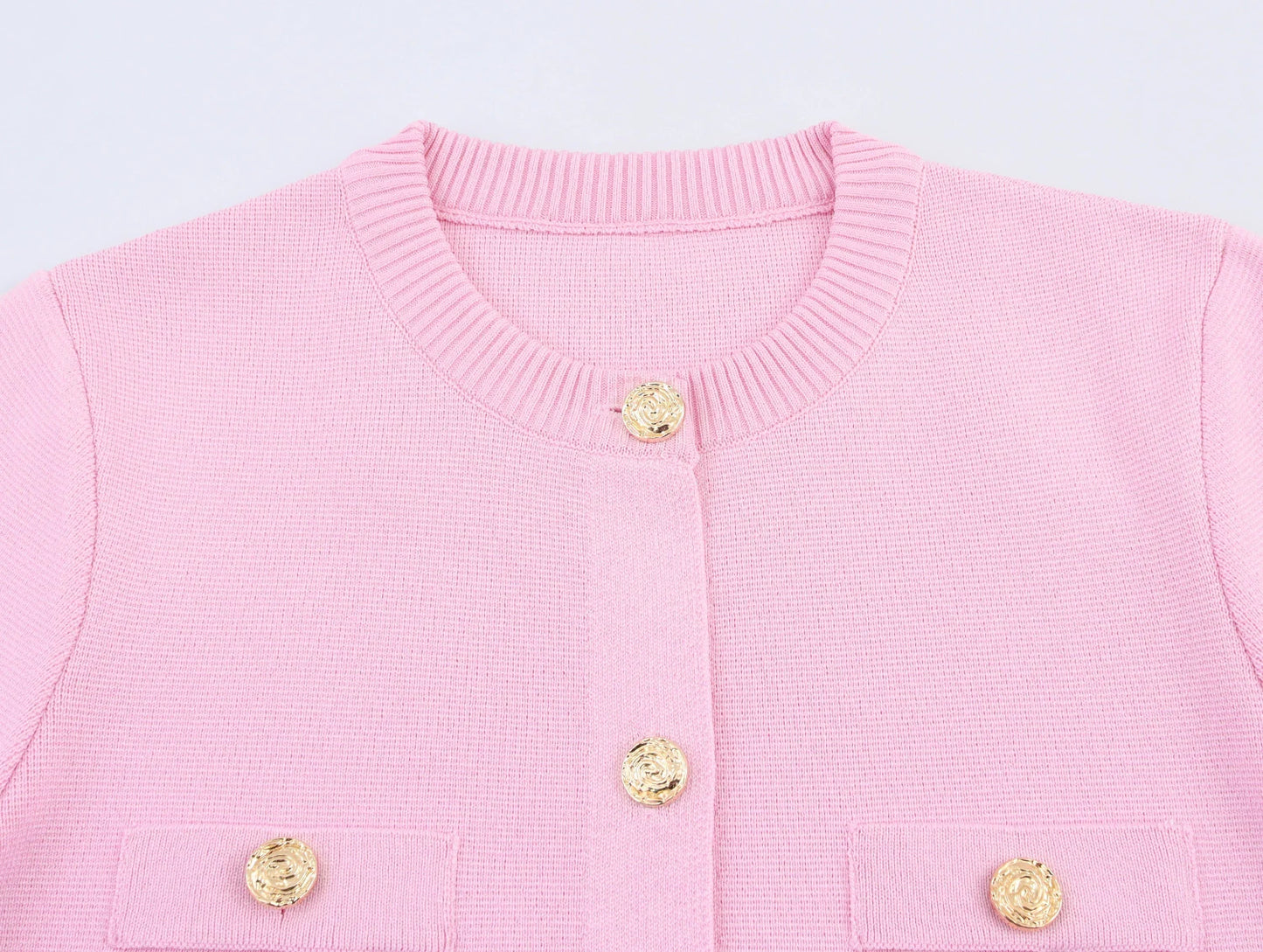 Single Breasted Knitted Cardigan Coat