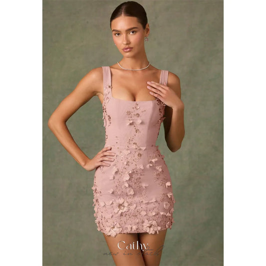 Pink Flower Dress