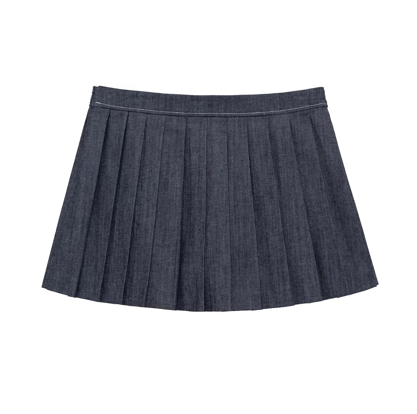 Bomber Jackets and Pleated Mini Skirt