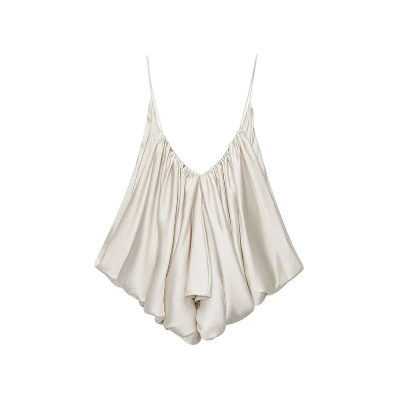Loose V-neck Top