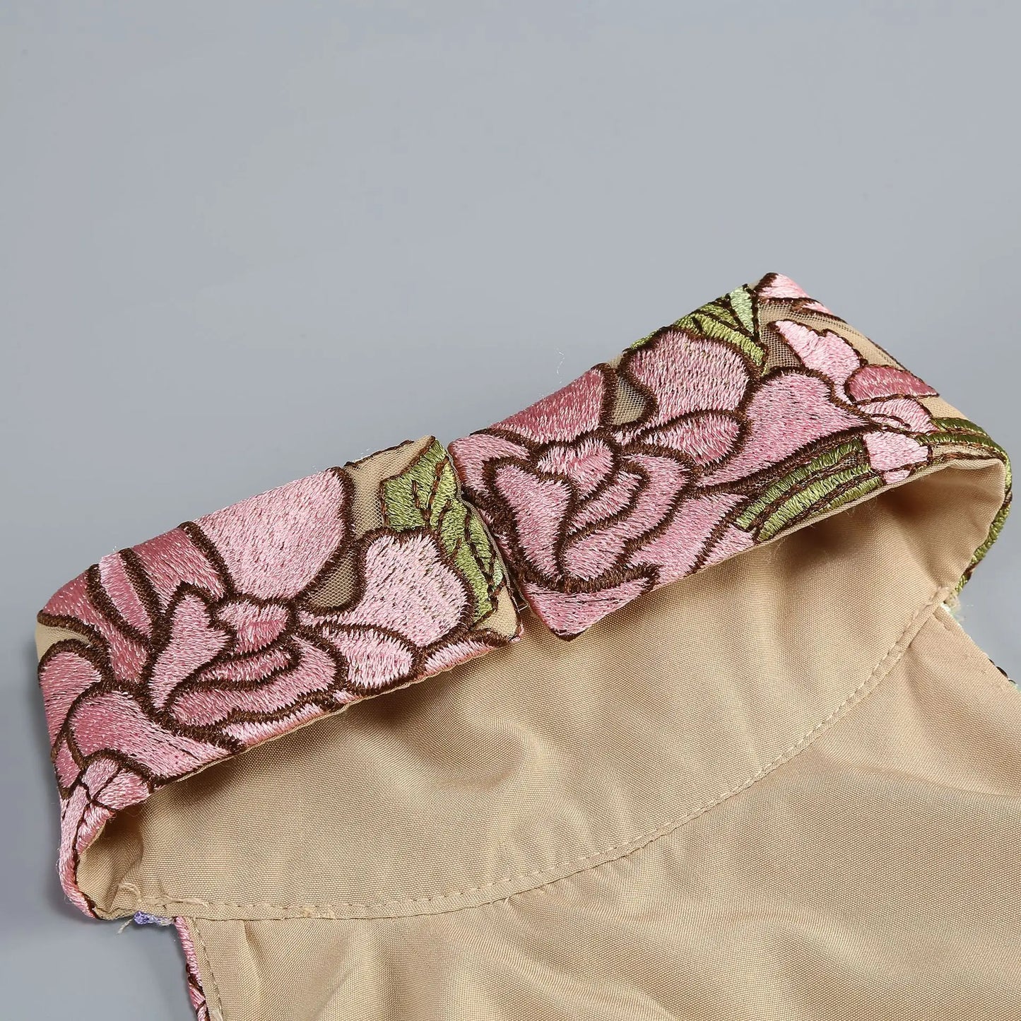 Embroidery flowery dress