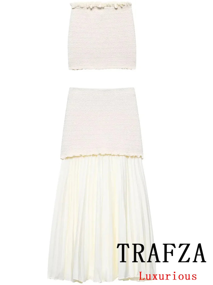 Sleeveless Top and pants Sets
