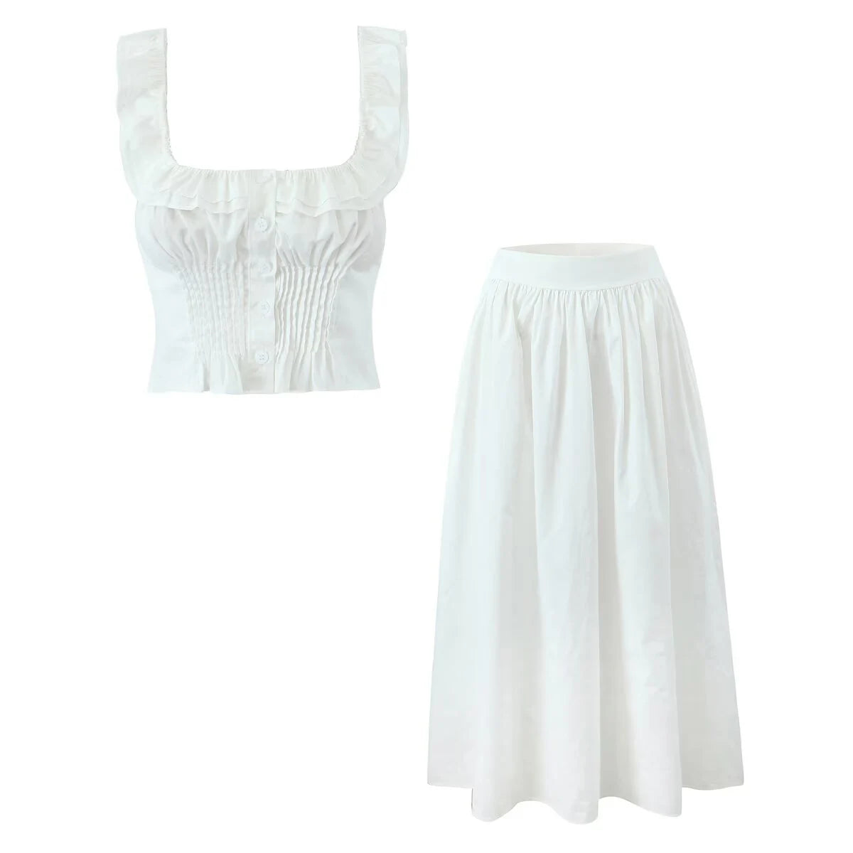 High Waisted Skirt and Top