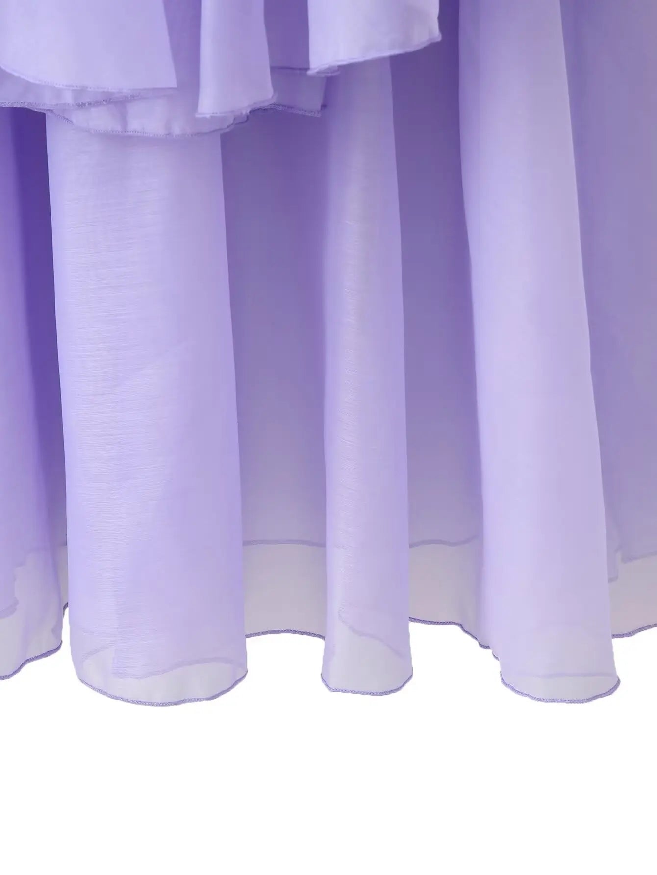 flower layered ruffled suspender dress