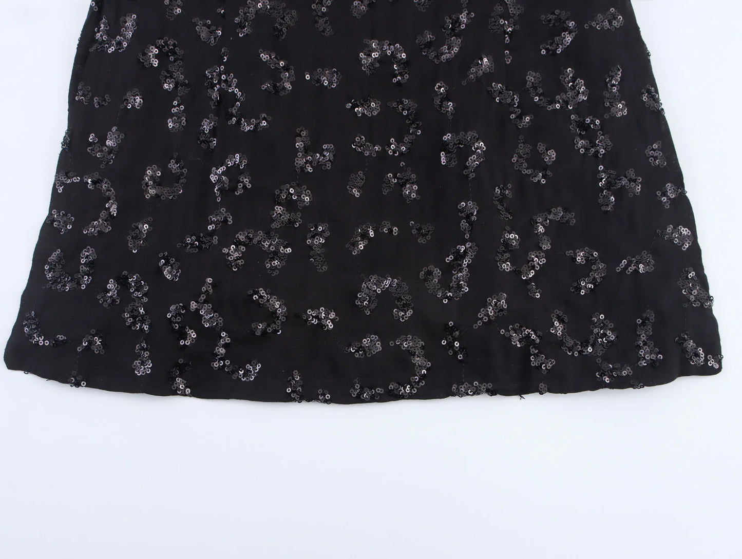 suit sequined tube top with high waist straight pants