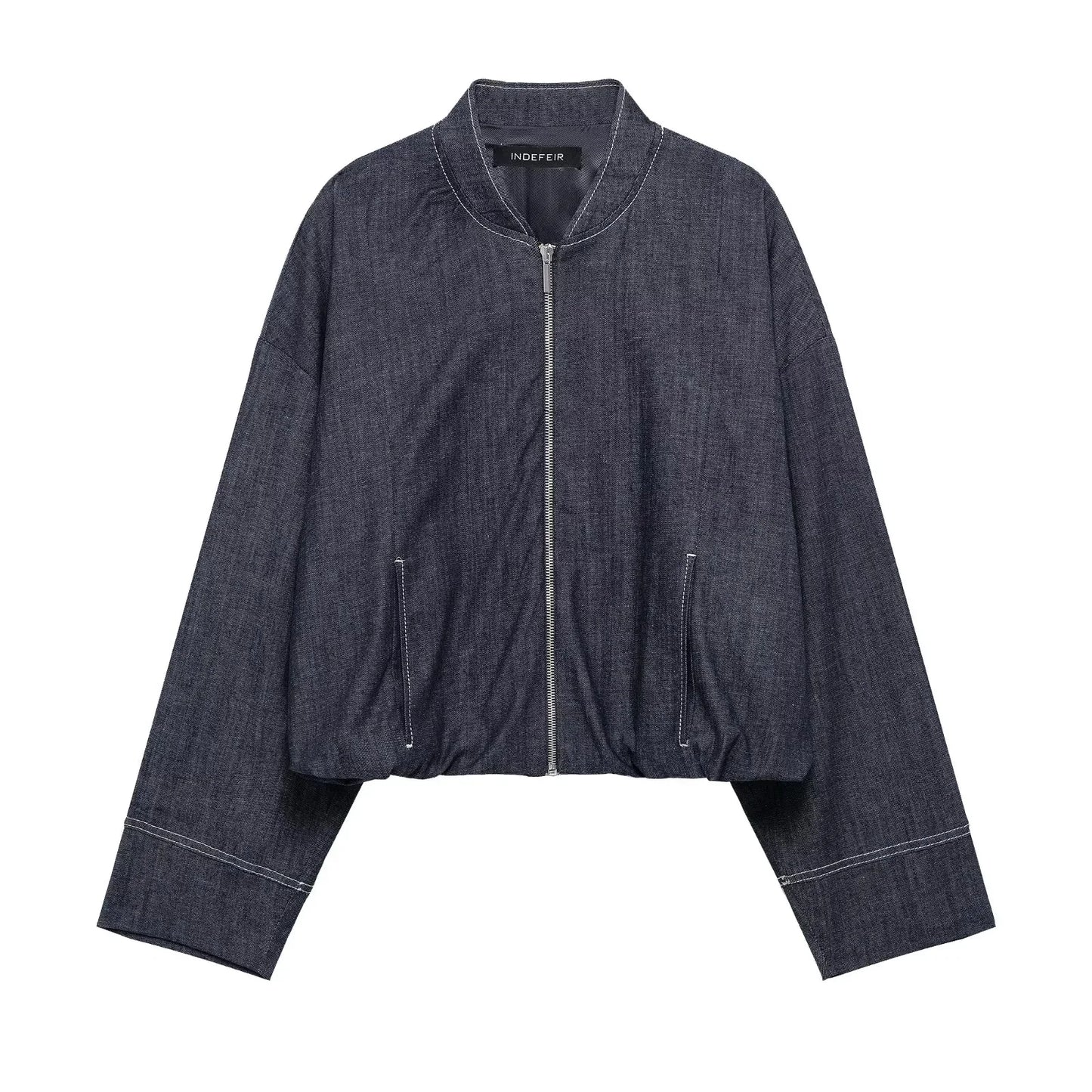 Bomber Jackets and Pleated Mini Skirt