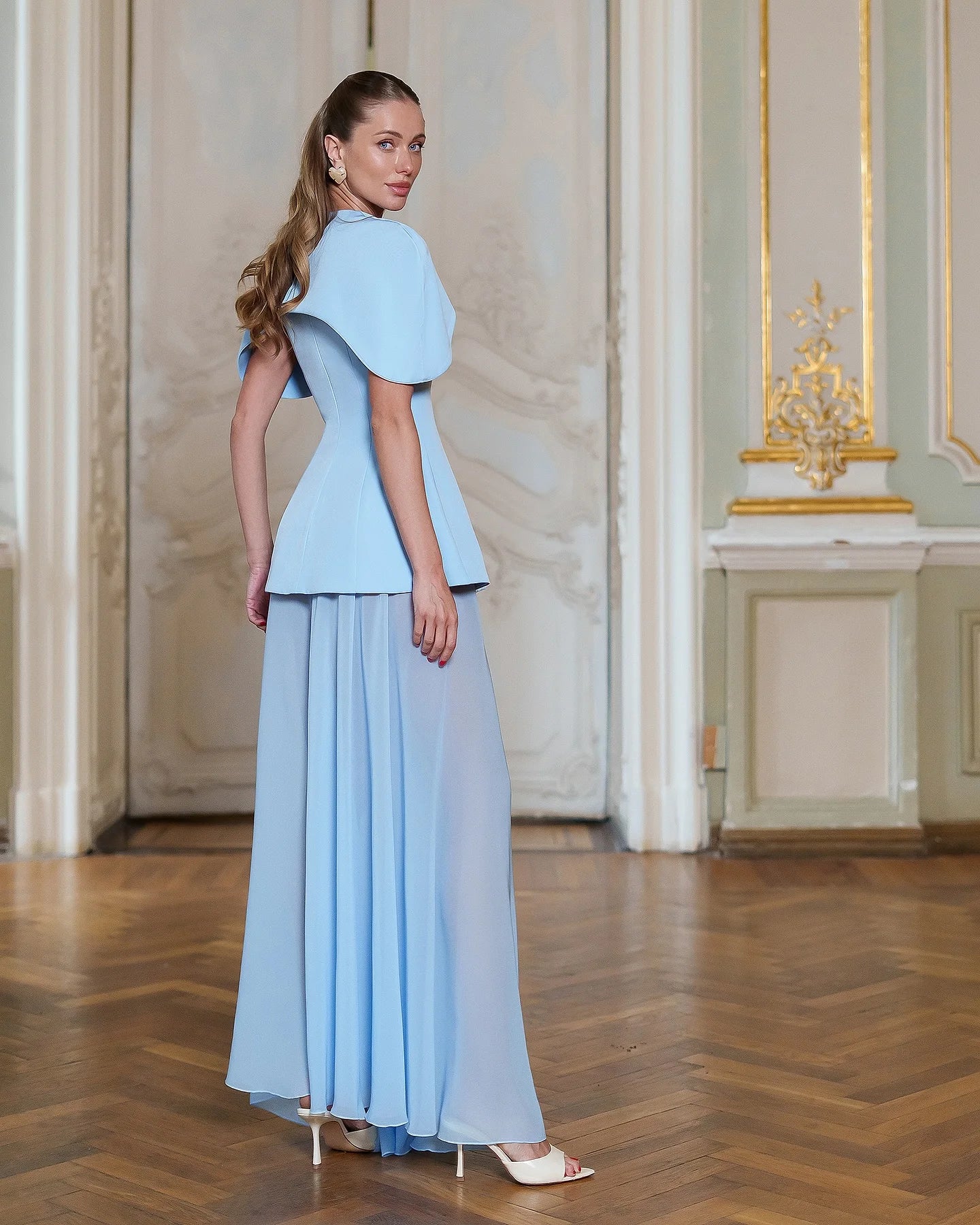 Elegance 2 Pieces Long Dress