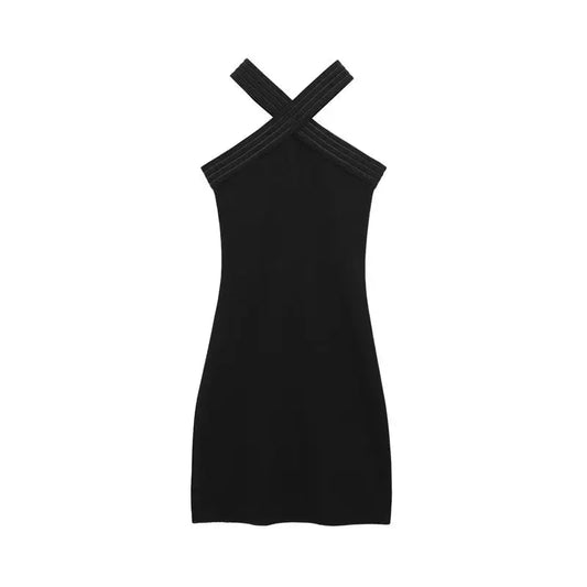 Tight Neck Tube Dress