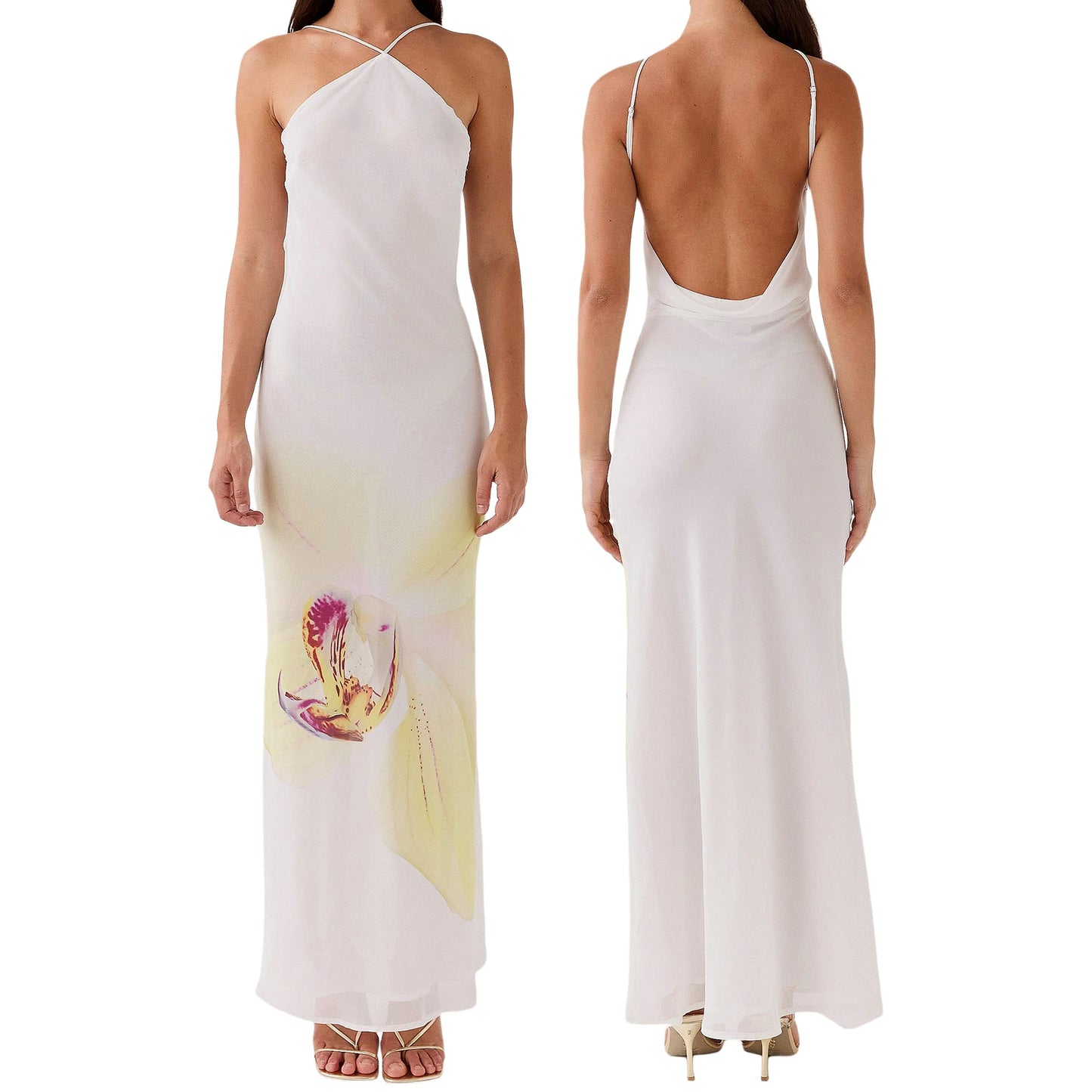 Flower Party Long Dress
