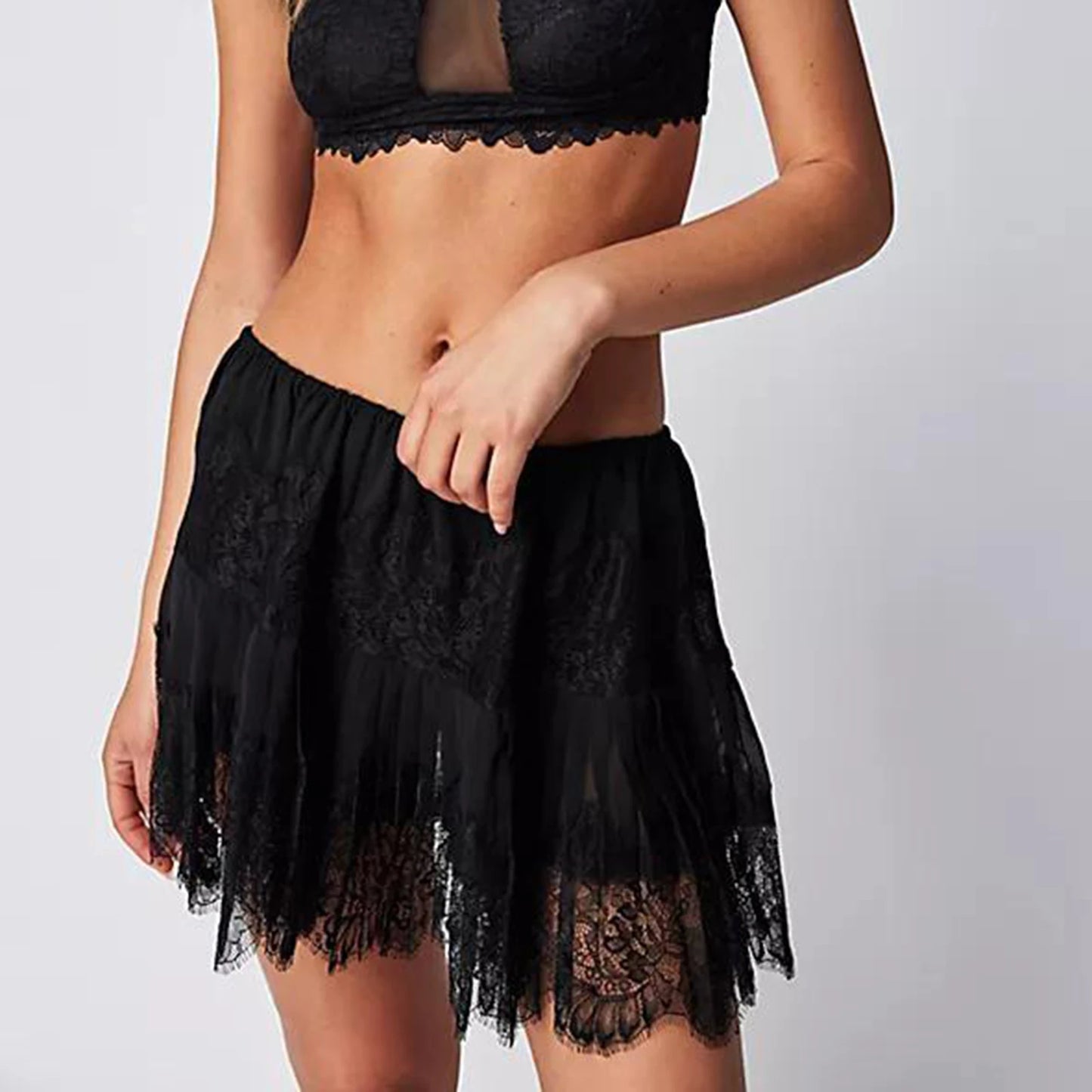 Low Waist Mini Skirt