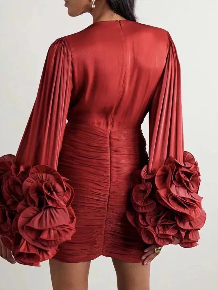 Flowers Short Dress