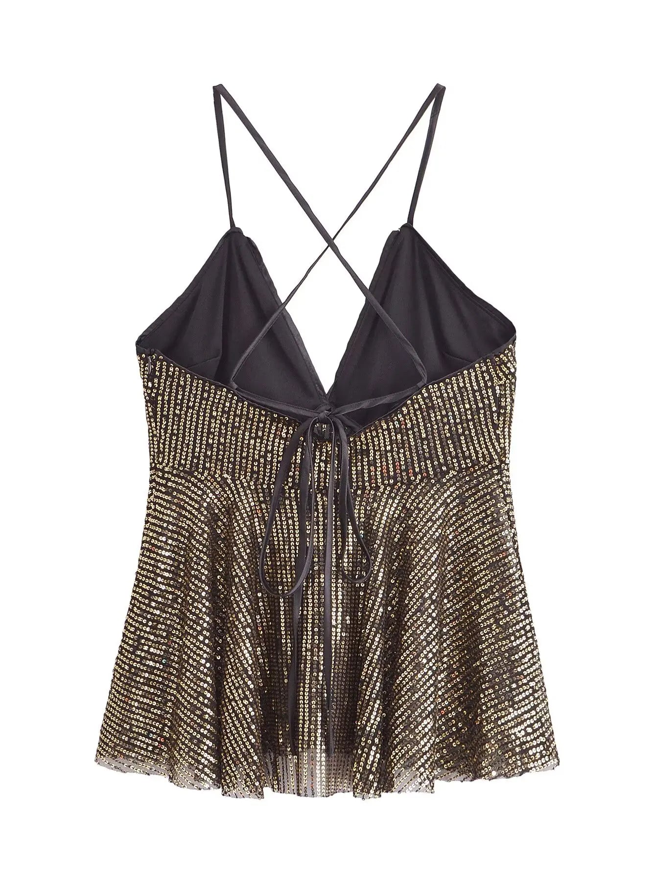 Sequined Tank Top
