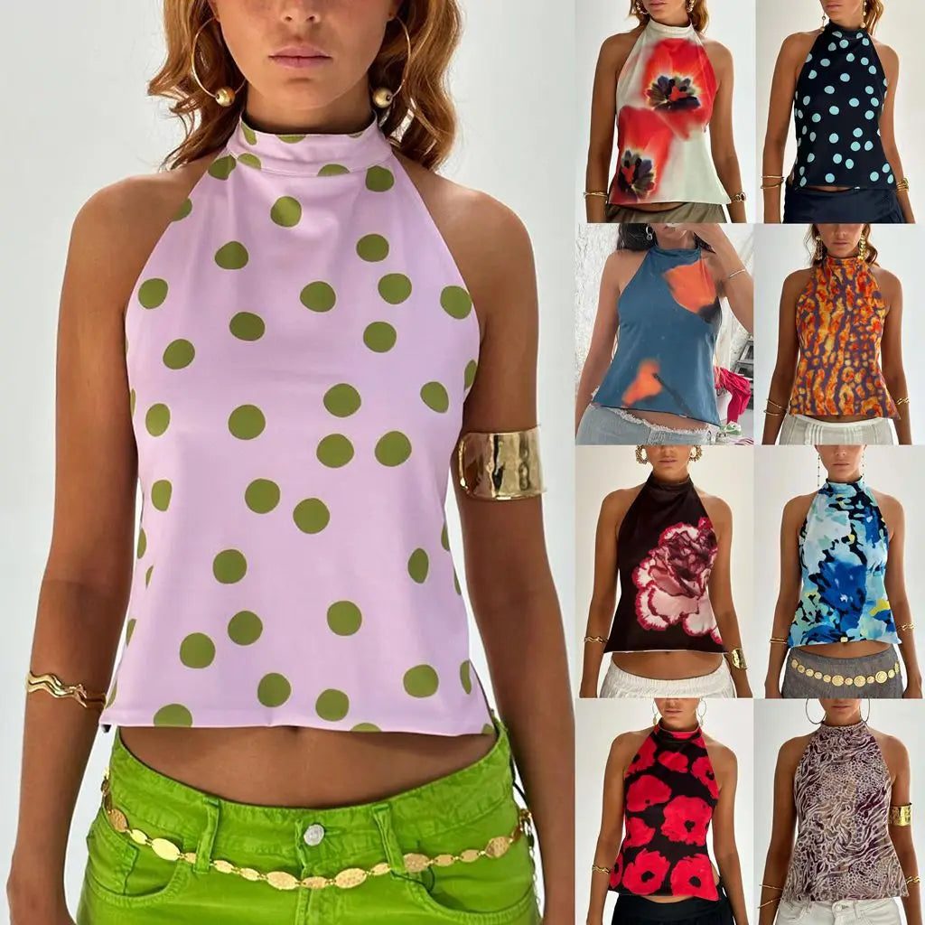 Backless Flower Top