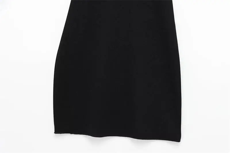 Tight Neck Tube Dress