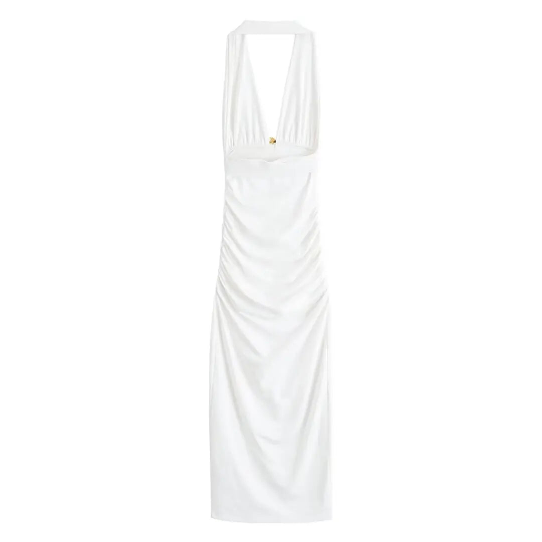 V-neck Maxi Dress