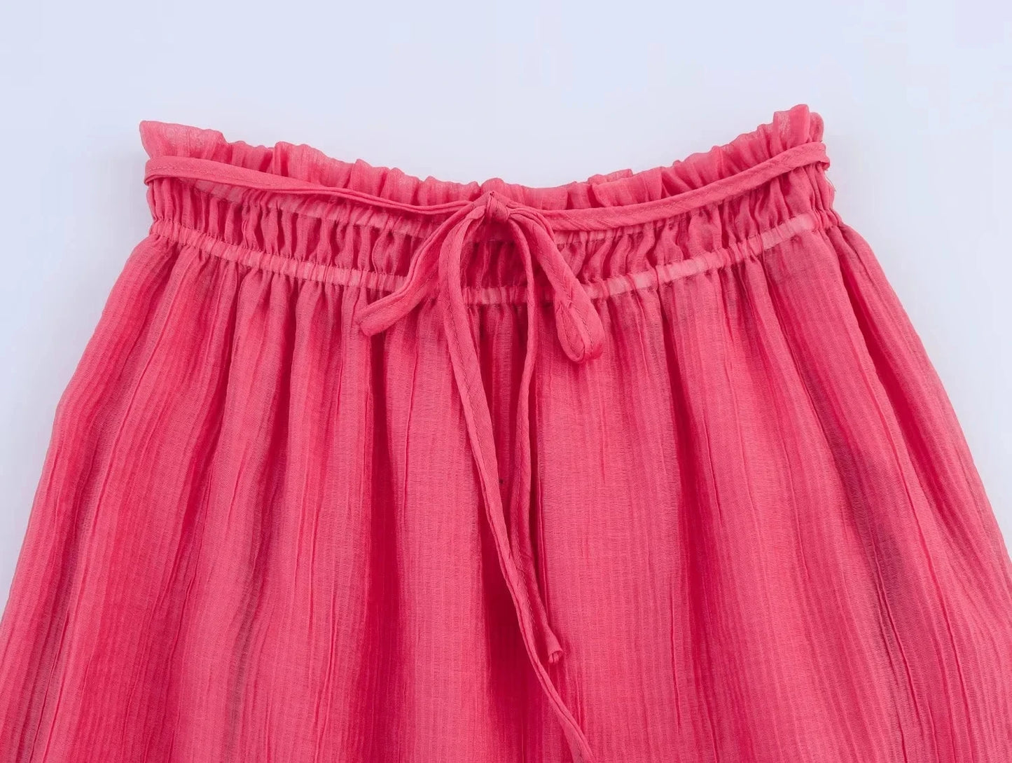 Loose Blouse and Skirt Two Piece Set
