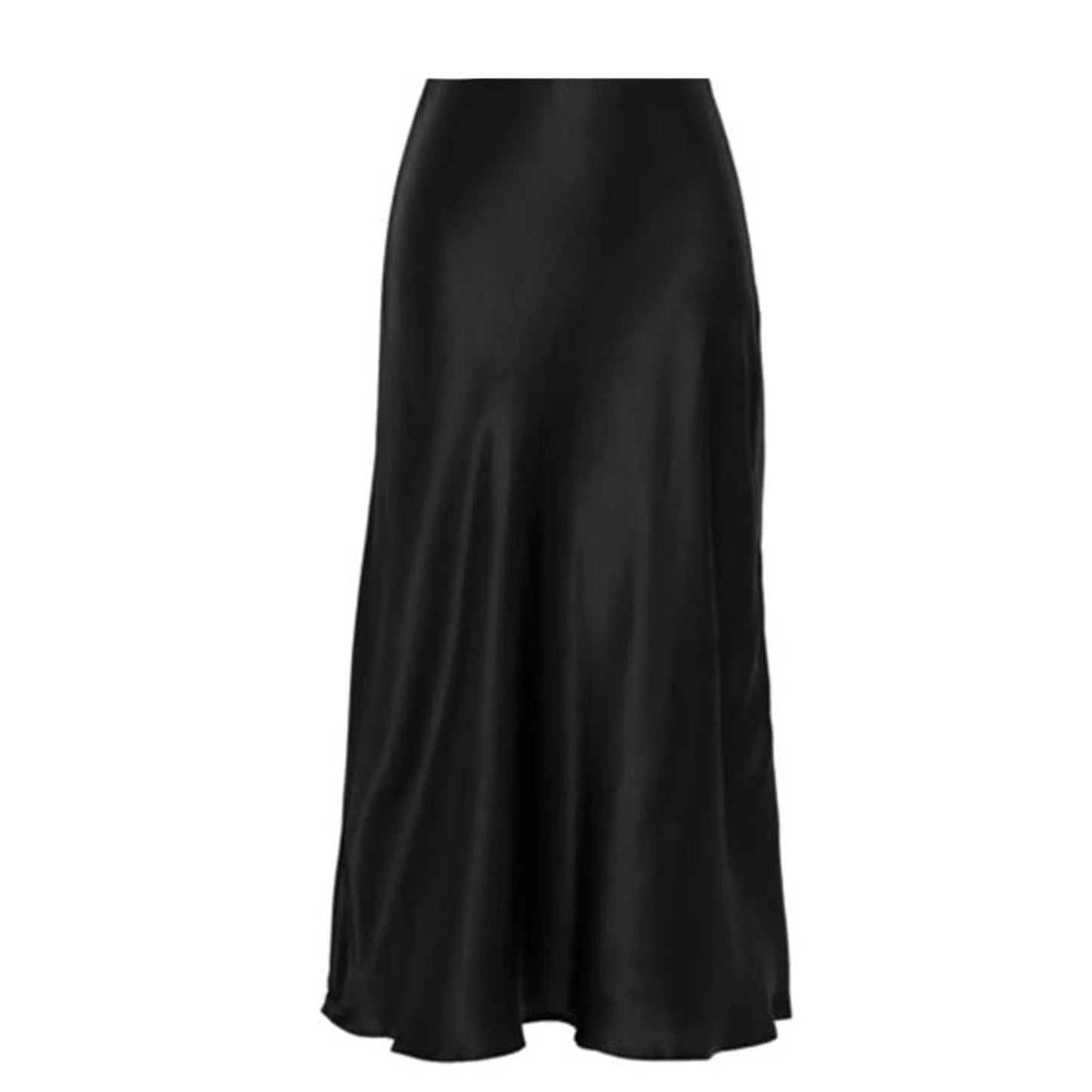 Silky Midi Skirt