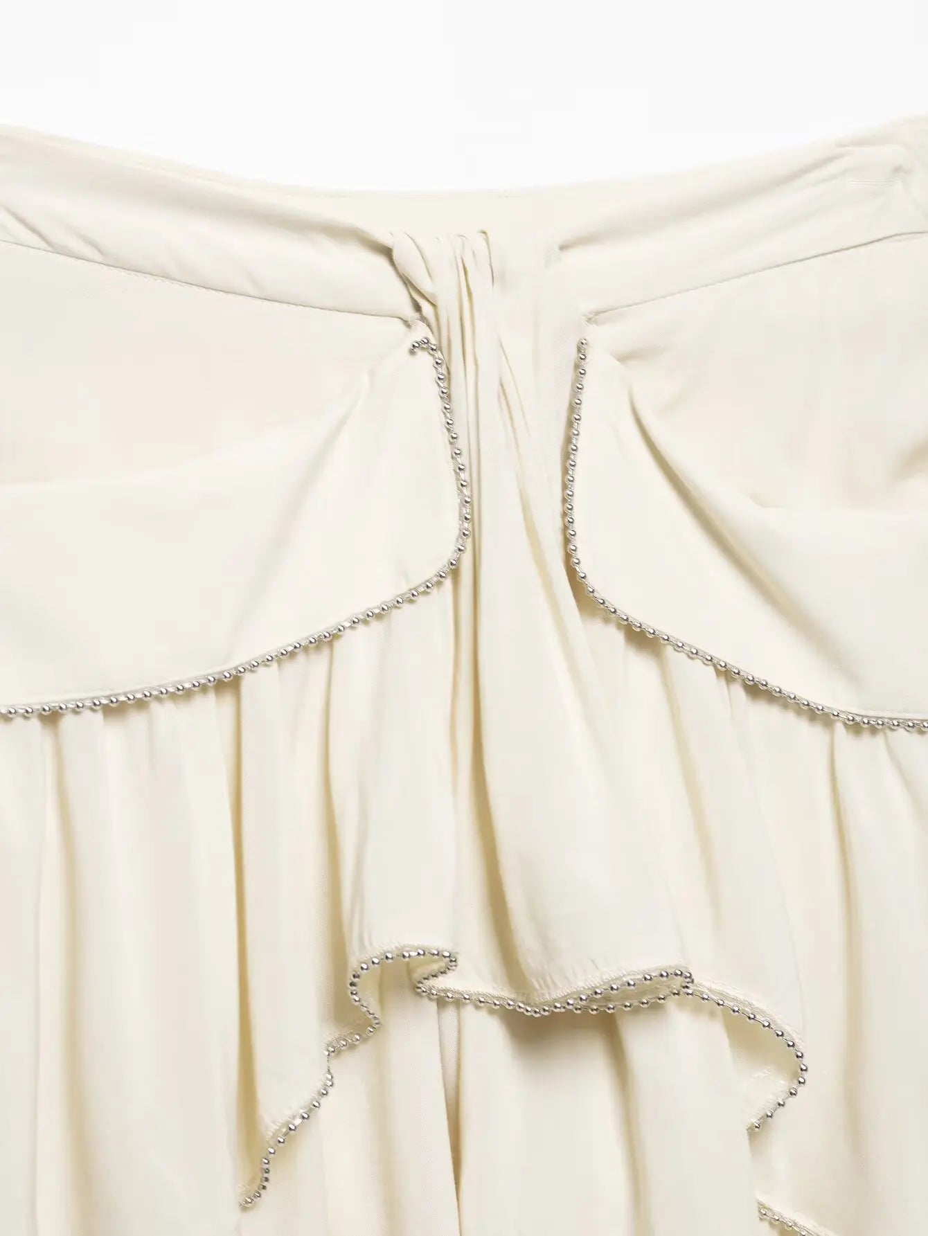 Cascading Ruffles Mini Skirt