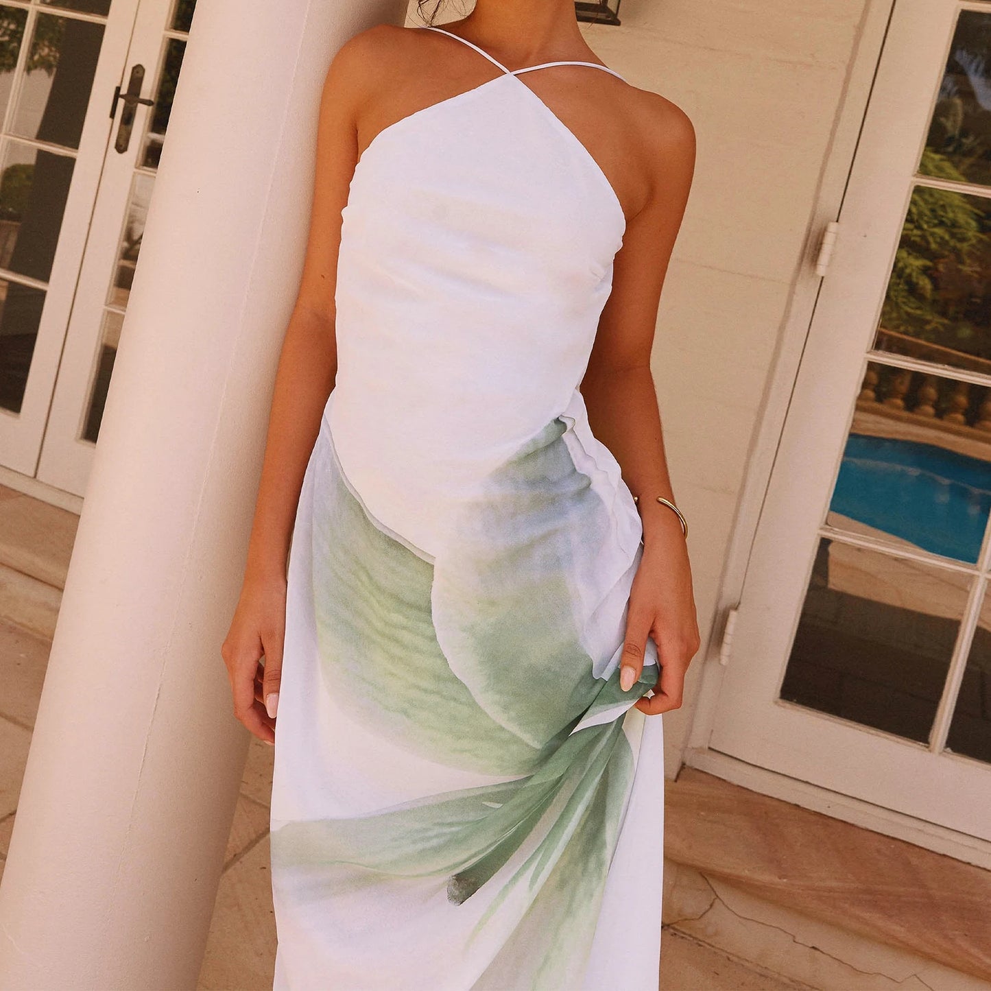 Flower Party Long Dress