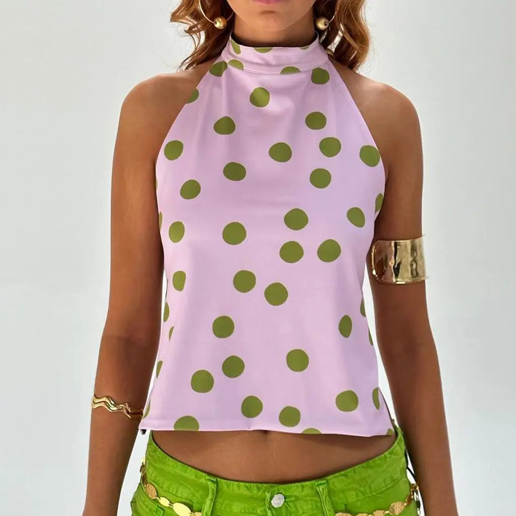Backless Flower Top
