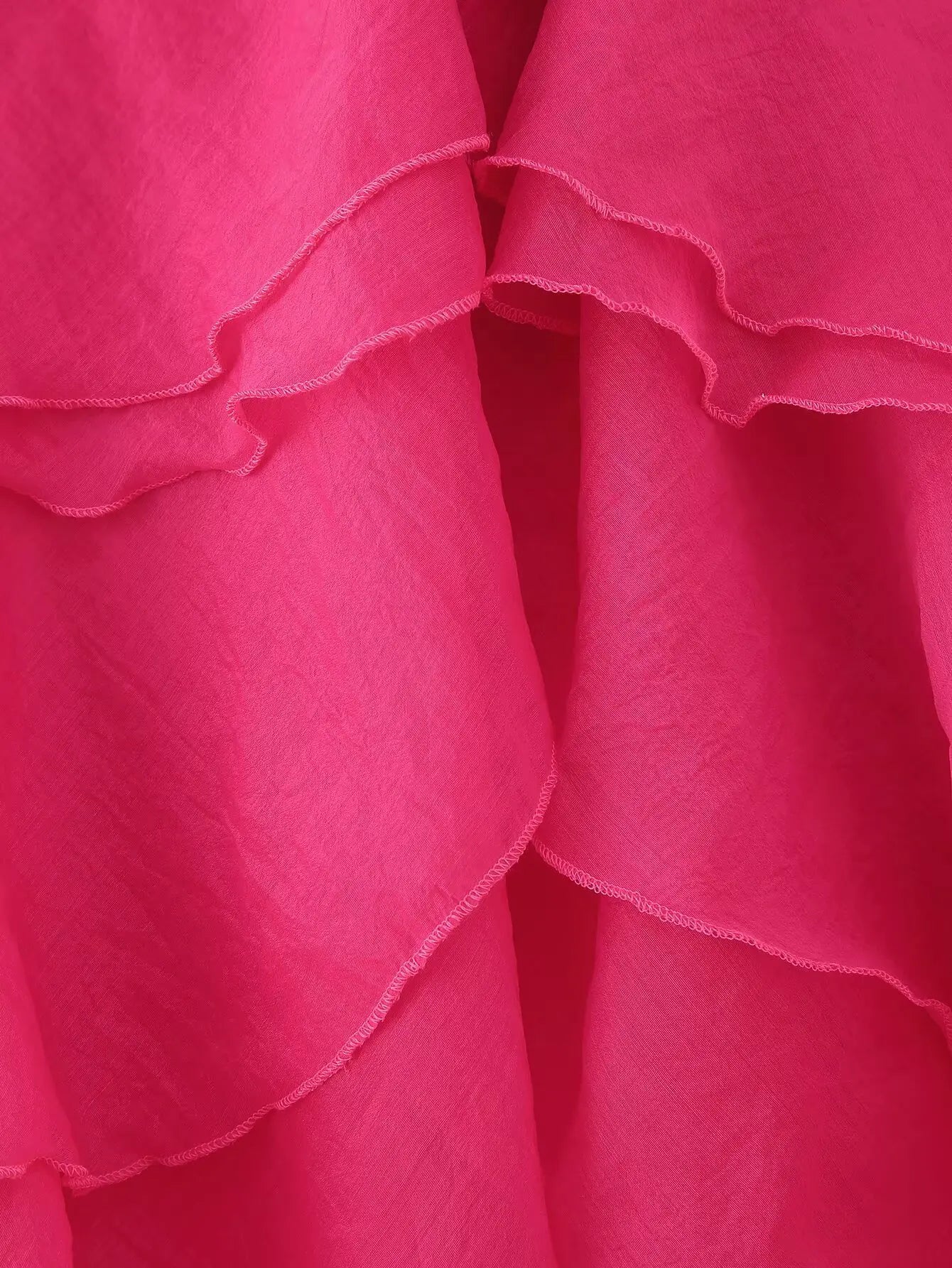 ruffled short dress